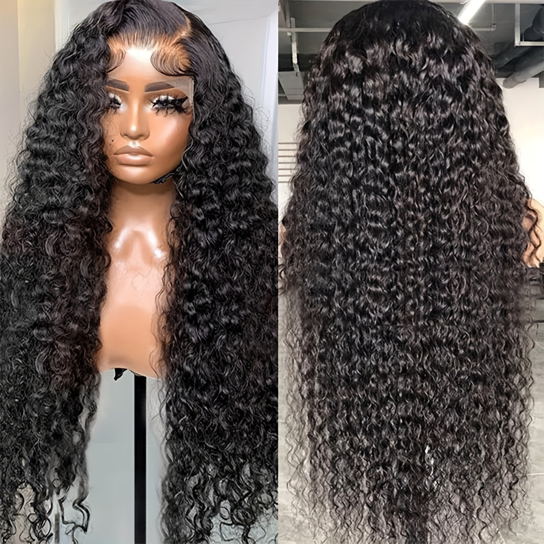 200% Density Deep Wave Lace Front Wigs Human Hair 13x4 HD Transparent Lace Frontal Human Hair Wigs For Women Lace Wig Pre Plucked With Baby Hair